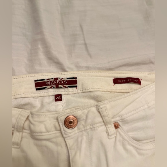 Makers white skinny Jean size 28 - Picture 2 of 2